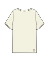 The Mens Heavyweight Tee - Off White - Spa Kingston - Center Chest Stacked & Back Corner - Printed - Walnut