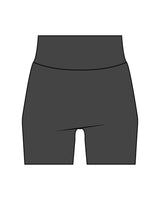 The Basic Short - Pebble - East Coast Performace Running - Back Waistline - Printed - White