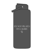 THE WIDE MOUTH WATER BOTTLE - Charcoal - CORE REFORM - Center Body "Not Pilates" - White
