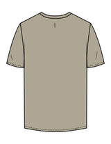 The Mens Tee - Eucalyptus - BlueCarrot - Center Chest & Back Neckline - Printed - Tone on Tone