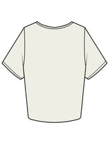 The Crop Tee - Butter - Ignite Barre & Fitness - Center Chest - Printed - Red