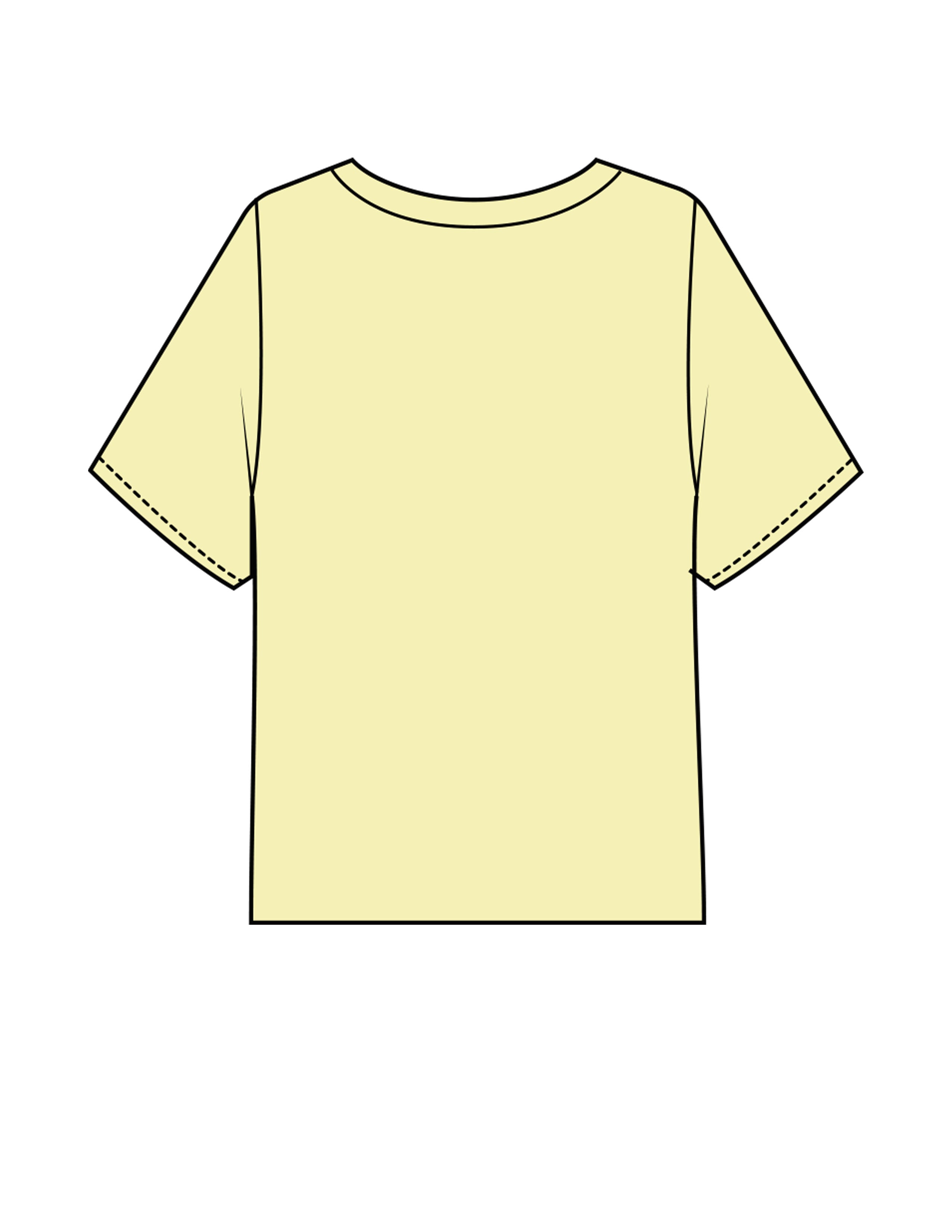 The Midweight Crop Tee - Lemon - Barnes. The Label - Center Chest - Printed - Full Color