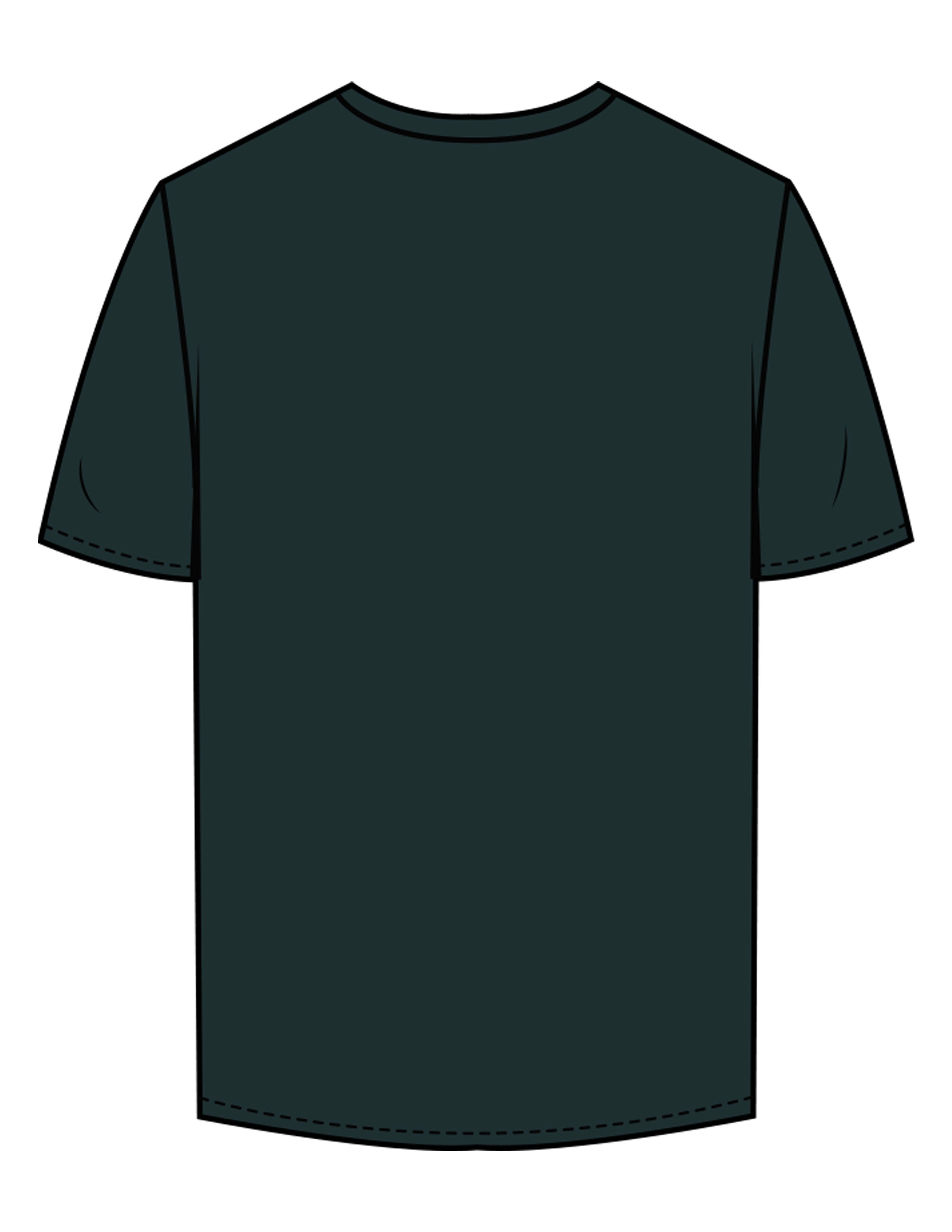 The Mens Tee - Pine Green - OCWC - Left Chest "OASIS" - Printed - White