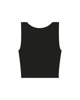 The Square Neck Tank - Black - Platinum Pilates - Center Chest - Printed - White