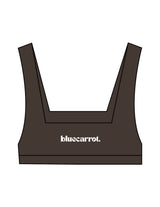 The Box Cut Bra - Cafe - BlueCarrot - Center Back - Printed - White