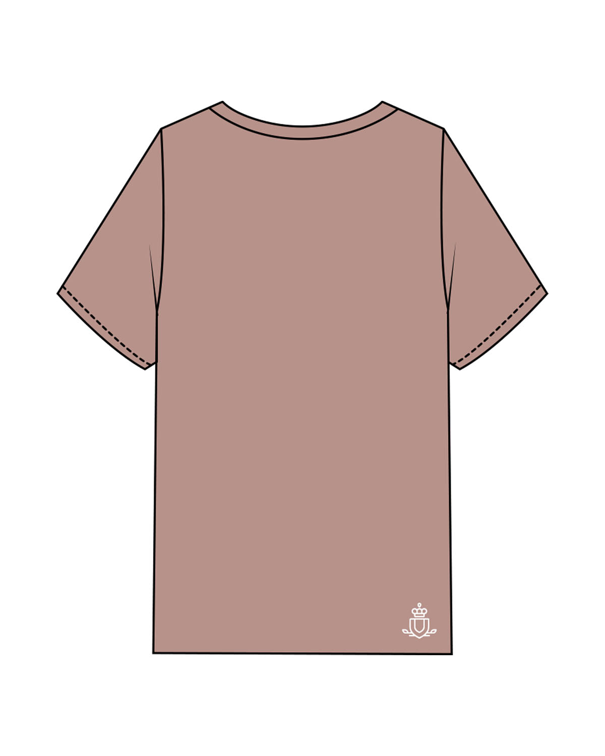 The Mens Heavyweight Tee - Cinnamon - Spa Kingston - Center Chest & Back Corner - Printed - White