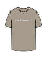 The Mens Tee - Eucalyptus - Goodlife Chiropractic - Center Chest & Center Back - White