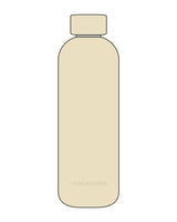 The Water Bottle - Cream - CORE REFORM - Bottom Center - Tone on Tone
