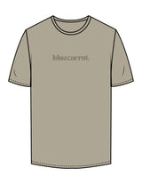 The Mens Tee - Eucalyptus - BlueCarrot - Center Chest & Back Neckline - Printed - Tone on Tone