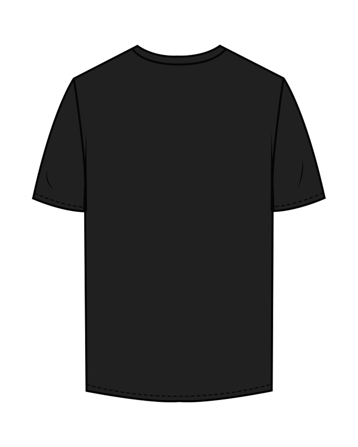 The Mens Tee - Black - Odyssey Performance - Center Chest Stacked - "EST 2020" - Printed - White
