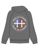 The Mens Hoodie - Shadow - Haus of Fitness - Front Pocket & Back Round - Printed - Full Color