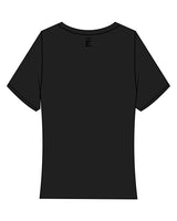 The Baby Tee - Black - ALCHEME - Center Chest & Back Center - Tone on Tone