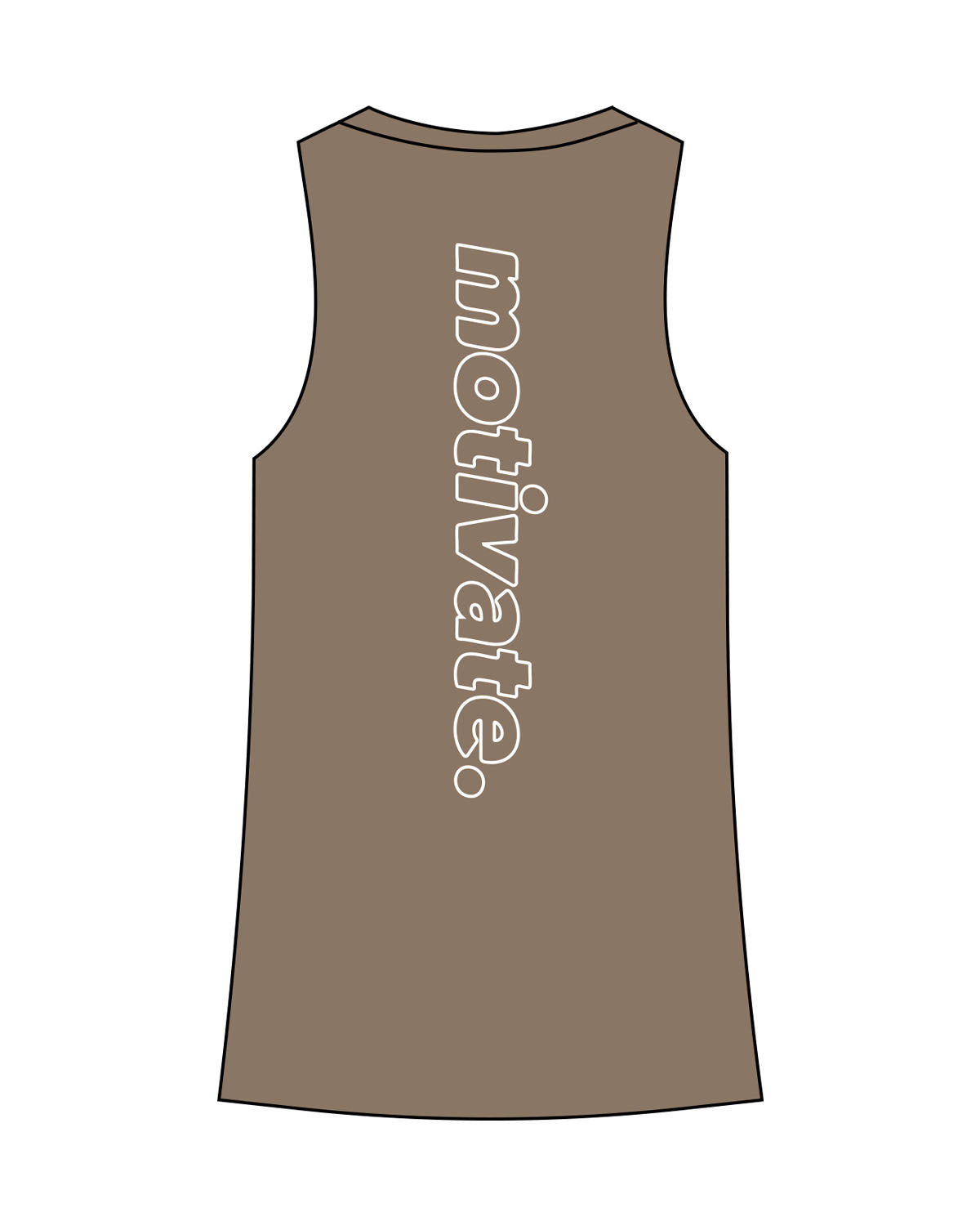 Motivate Movement Recycled Womens Tank - Army Heather