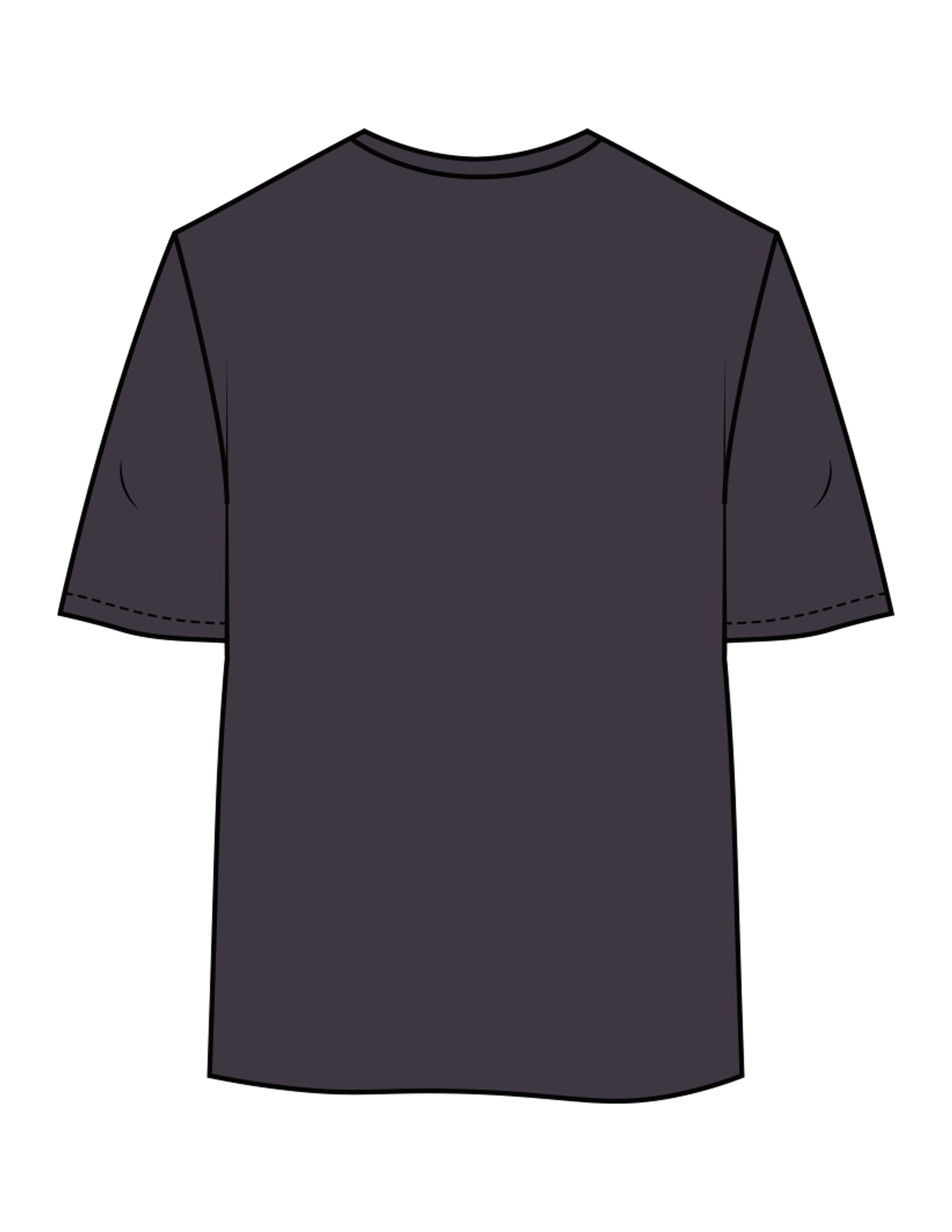 The Womens Oversized Tee - Ink - New Mom School - Center Chest - Printed - Black