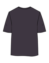 The Womens Oversized Tee - Ink - New Mom School - Center Chest - Printed - Black