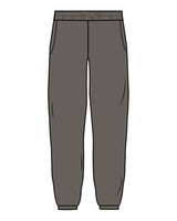 The Mens Sweatpants - Washed Gray - HiLo - Back Left Pocket - Printed - Butter