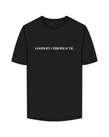 The Mens Tee - Black - Goodlife Chiropractic - Center Chest & Center Back - White