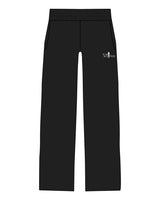 The Straight Leg Sweatpant - Black - Team Sculpted - Left Leg Logo - Printed - White