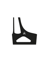 The One Shoulder Bra - Black - Coach Code - Back Strap - Icon - Printed - White