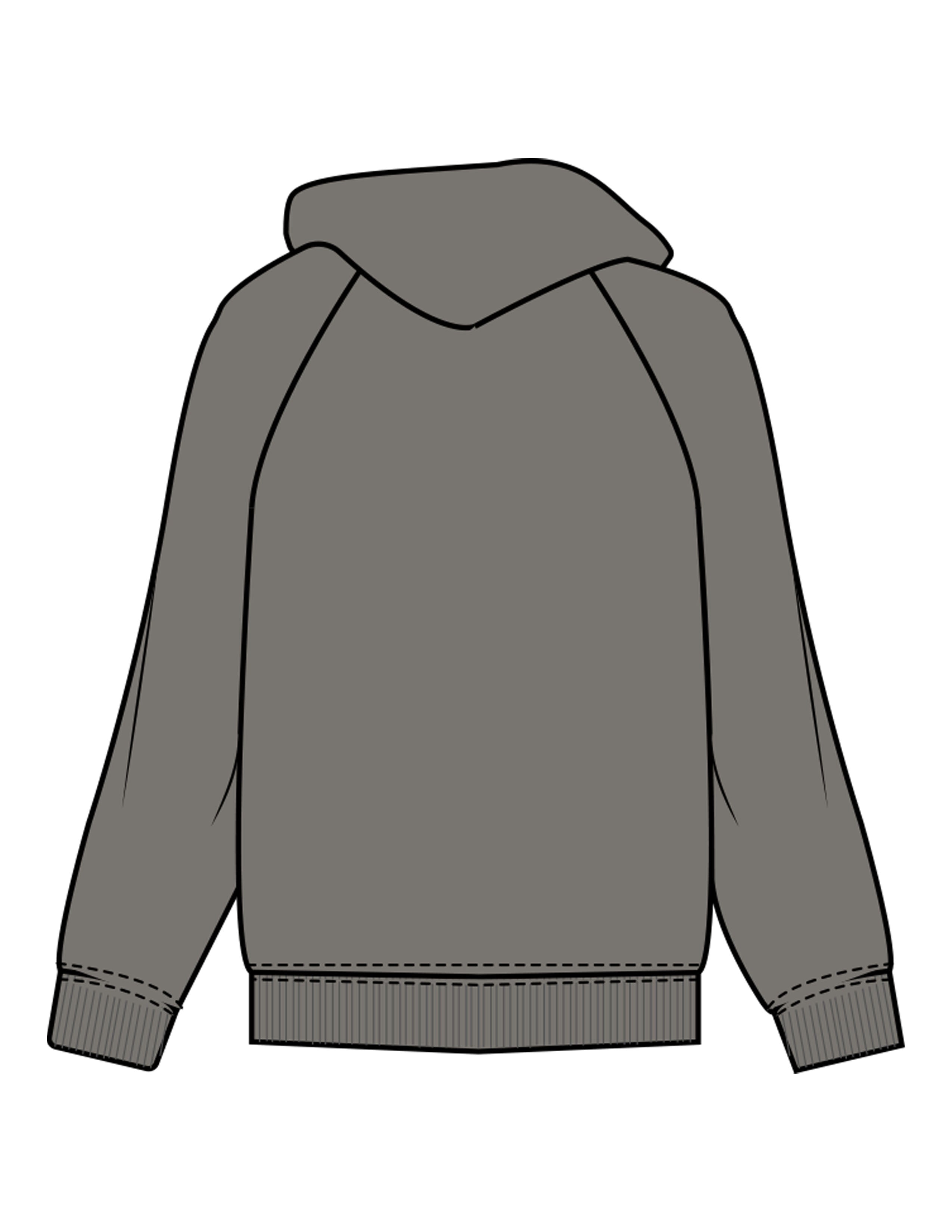 The Womens Hoodie - Washed Gray - The Stu - Center Chest - Printed - Tone on Tone