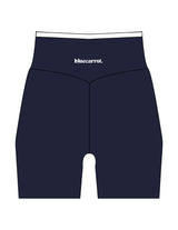 The Piped Crossover Short - Navy - BlueCarrot - Center Back - Printed - White