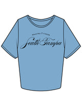 The Crop Tee - Carolina - Mantra - Chest Stacked "SOUTH TAMPA" - Printed - Black