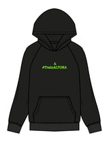 The Womens Hoodie - Black - ALTORA - Center Chest & Center Back - Printed - Full Color