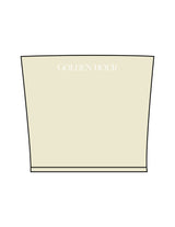The Sporty Tube Top - Beige - Golden Hour - Upper Back - Printed - White
