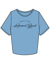 The Crop Tee - Carolina - Mantra - Chest Stacked "LAKEWOOD RANCH" - Printed - Black