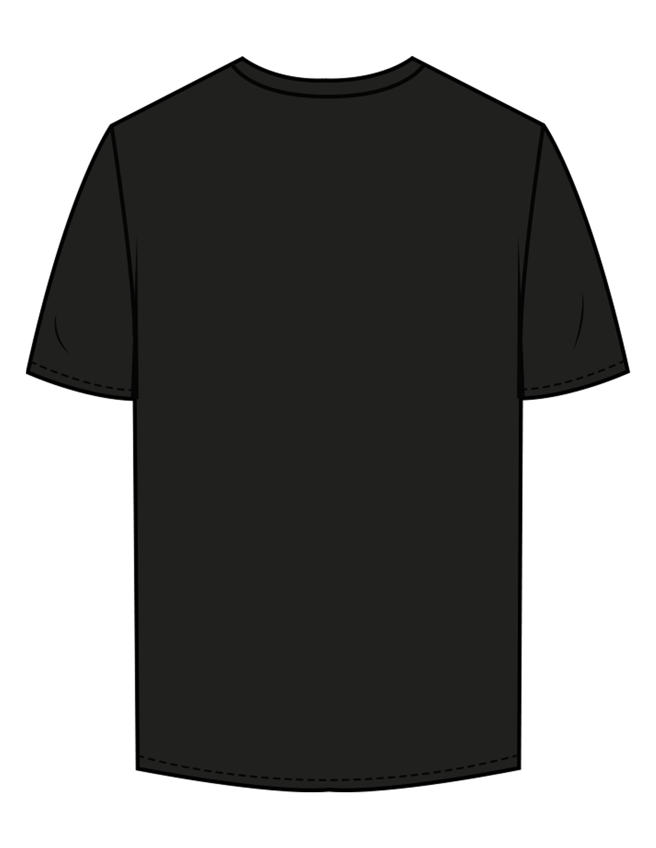 The Mens Tee - Black - OCWC - Chest Stacked - Printed - Green