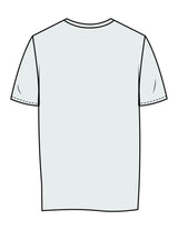The Womens Tee - Seafoam - Movement With Chels - Center Chest Stacked - Printed - Dark Blue