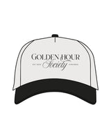 The Canvas Cap - Natural / Black - Golden Hour Pilates - Crown Stacked - "Carslbad" - Embroidered - Black