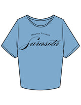 The Crop Tee - Carolina - Mantra - Chest Stacked "SARASOTA" - Printed - Black