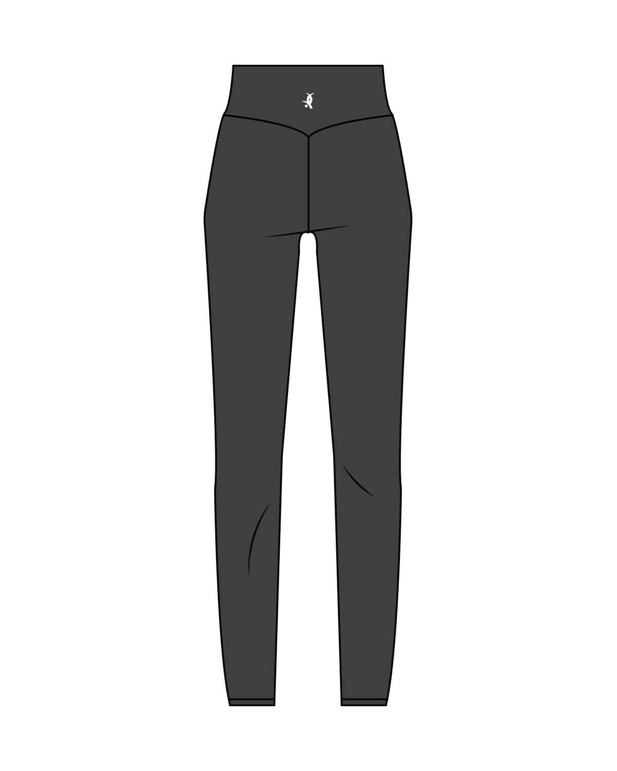 White House Pilates Basic Legging - Pebble