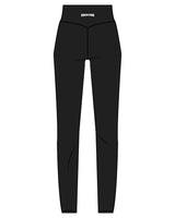 The Basic Legging - Black - Coach Code - Back Waistline - White
