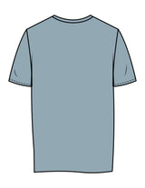The Womens Tee - Mineral - Movement With Chels - Center Chest Arc - Printed - Light Blue