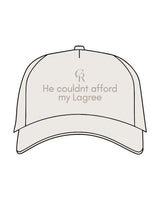 THE FOAM TRUCKER HAT - Bone - CORE REFORM - "Afford" Center Crown Logo - Printed -  Tone on Tone
