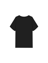 The Mens Heavyweight Tee - Black - Rush Cycle Studio - Center Chest Stacked - Printed - Full Color
