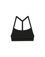 The Basic Bra - Black - White House - Center Back - Printed - White