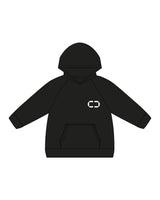 The Kids Zip Hoodie - Black - C2 Financial - Left Chest & Center Back - Printed - White
