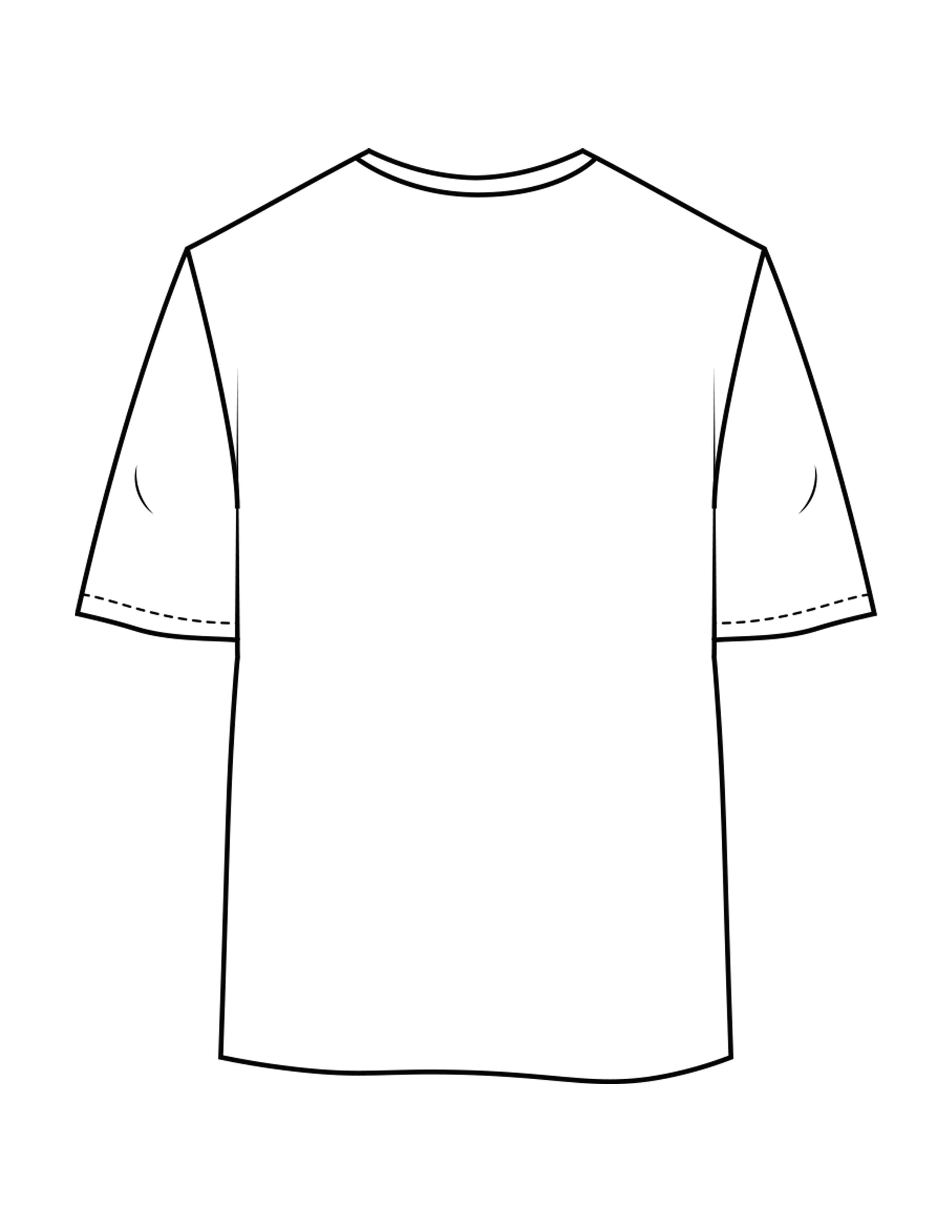 The Womens Oversized Tee - White - ALTORA - Center Chest & Left Sleeve - Printed - Black
