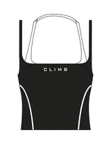 The Piped Tank - Black - LVL - Center Chest & Back Icon - Printed - White