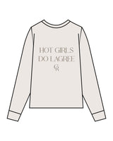 The Mens Long Sleeve - Bone - Core Reform - Center Chest & Back Stacked - Printed - Army
