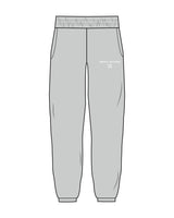 The Womens Sweatpants - Storm - Move Studio - Left Leg Pocket - Printed - White