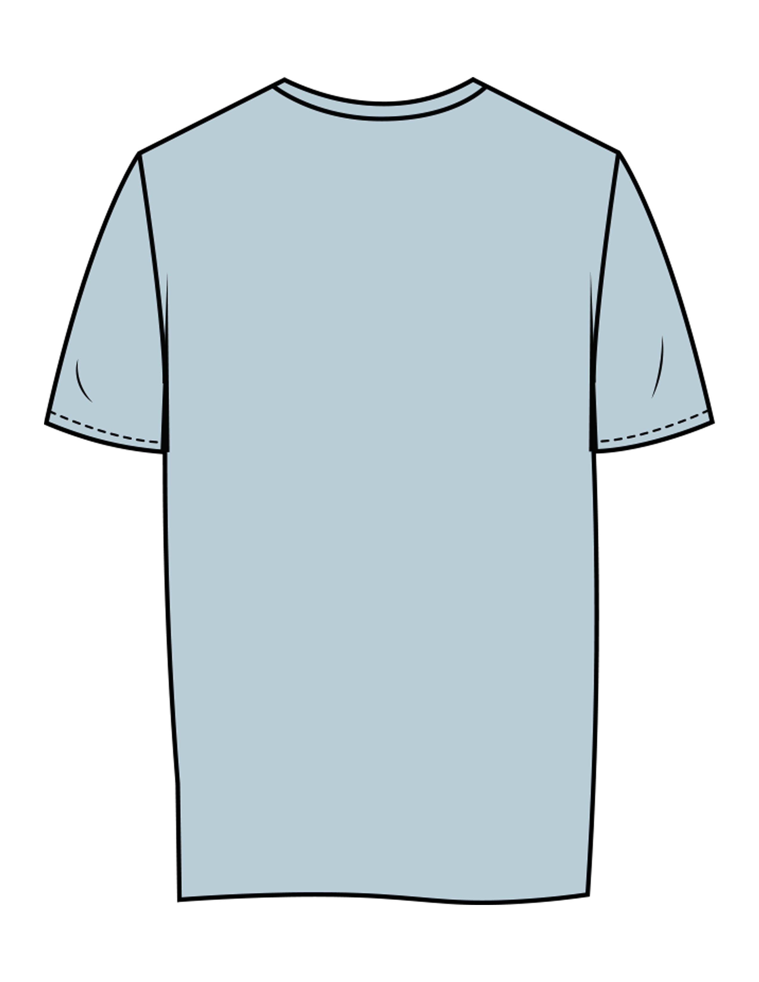 The Womens Tee - Pale Blue - Movement With Chels - Center Chest Arc - Printed - Dark Blue