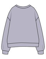 The Womens Crewneck - Heather - Game Changer - Left Chest - Printed - Charcoal