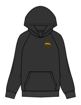 The Mens Hoodie - Washed Black - ML Contracting LLC - Left Chest & Back Image - Printed - Full Color