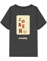 The Mens Heavyweight Tee - Coal Stone - Barnes. The Label - Center Chest & Back Joker - Printed - Full Color
