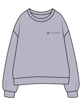 The Womens Crewneck - Heather - Game Changer - Left Chest - Printed - Charcoal