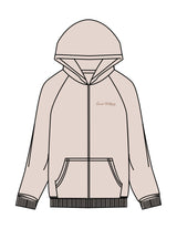 The Recycled Unisex Zip Hoodie - Polar - SWS - Left Chest & Back Icon - Printed - Brown